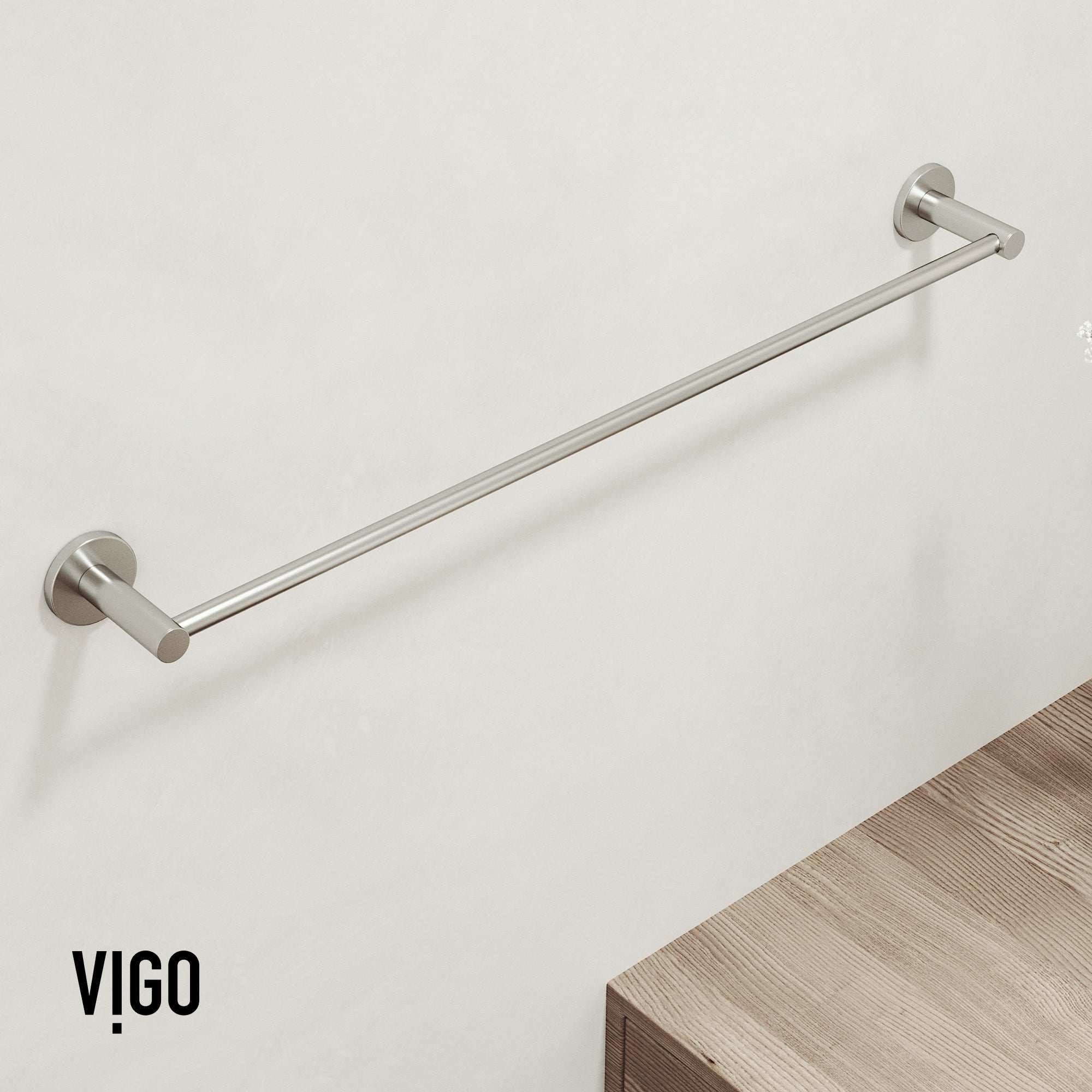 Cass 4-Piece Bath Hardware Set with 24 in. Towel Bar, Toilet Paper Holder, Hand Towel Holder, Hook - Image 9