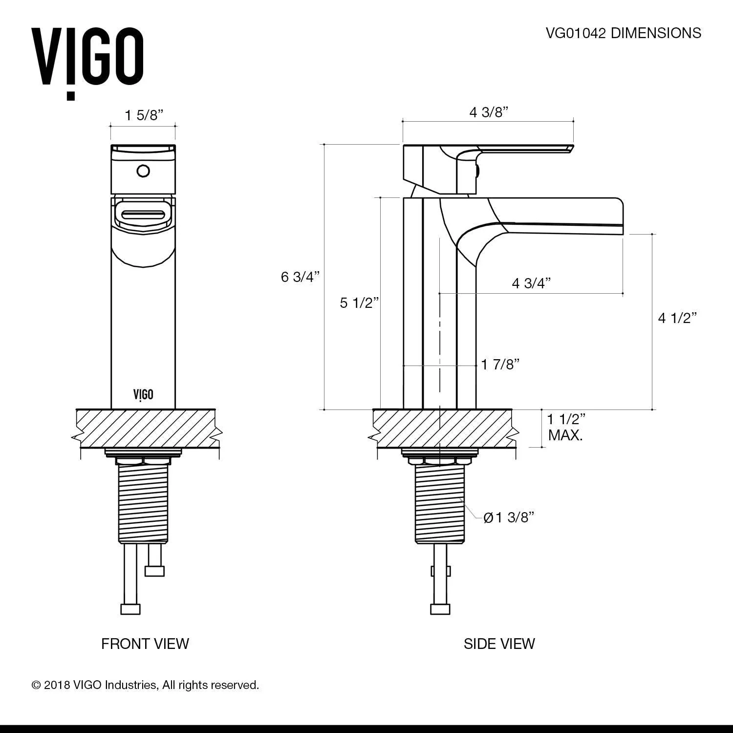Amada Single Hole Bathroom Faucet - Image 28