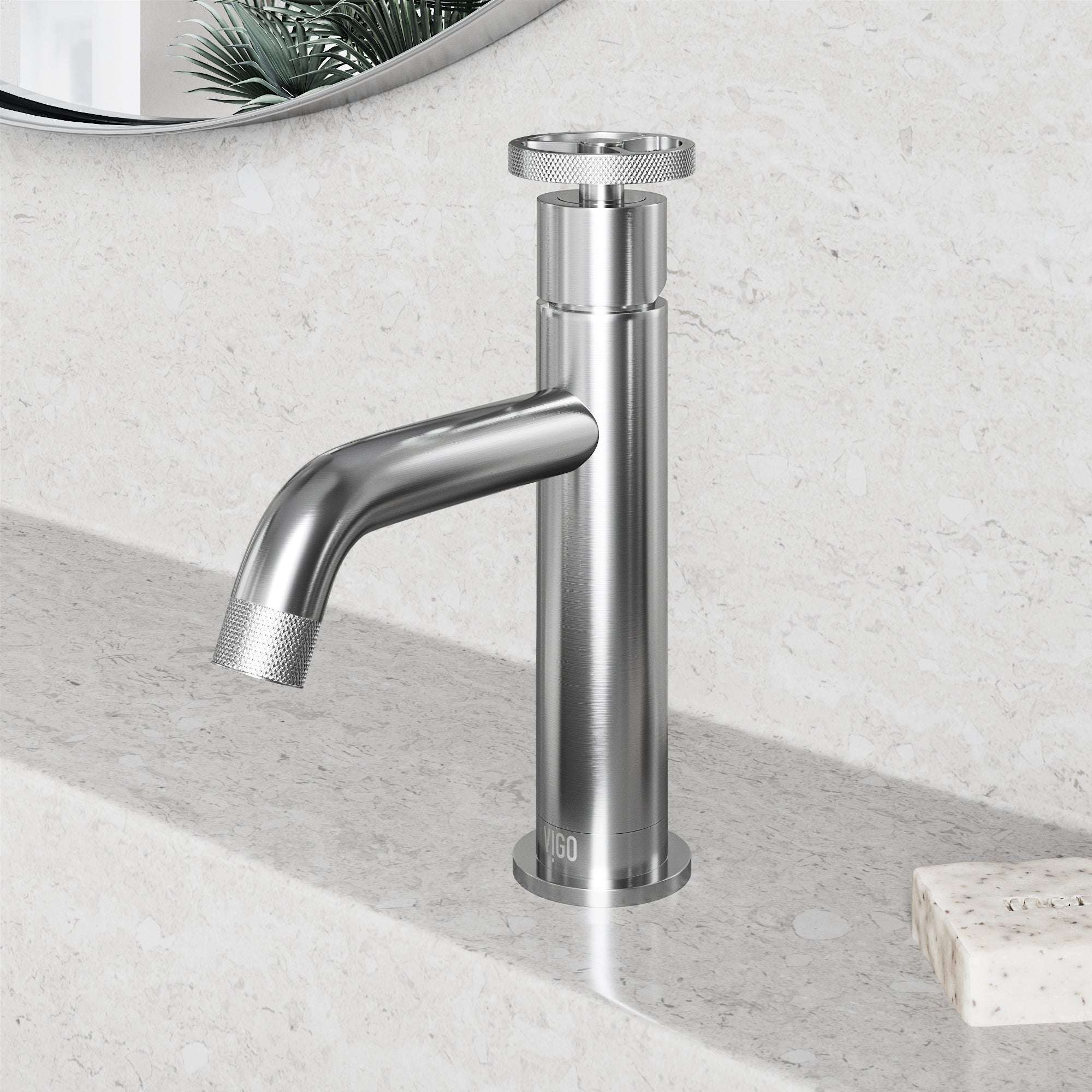 Cass Single Hole Bathroom Faucet with Smooth Lever Handle - Image 5