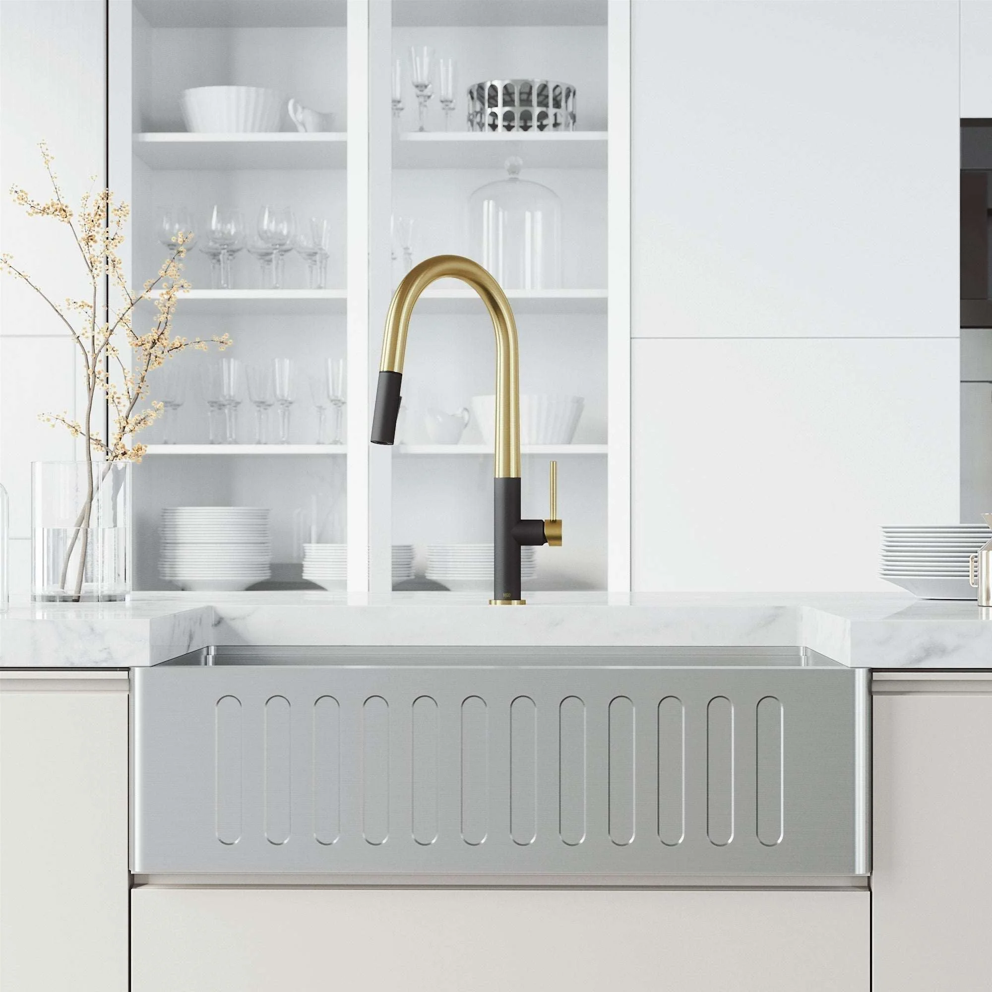 Greenwich Pull-Down Spray Kitchen Faucet - Image 34