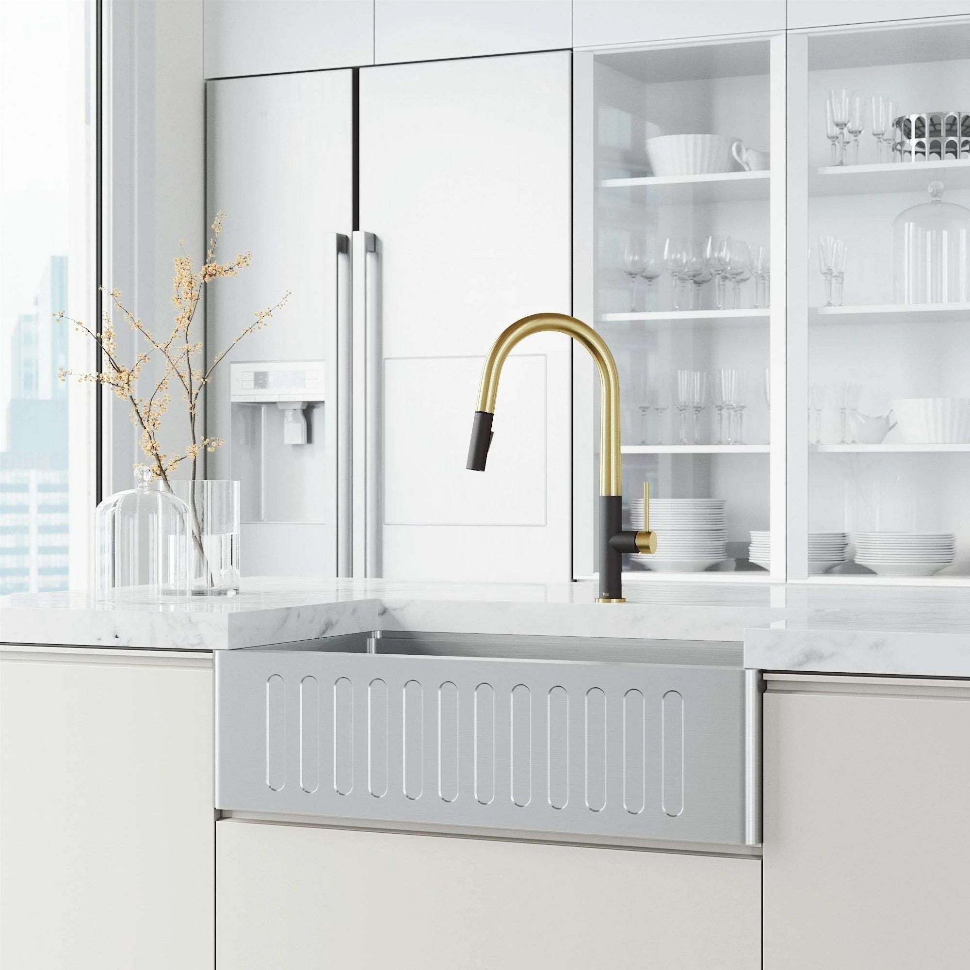 Greenwich Pull-Down Spray Kitchen Faucet - Image 36