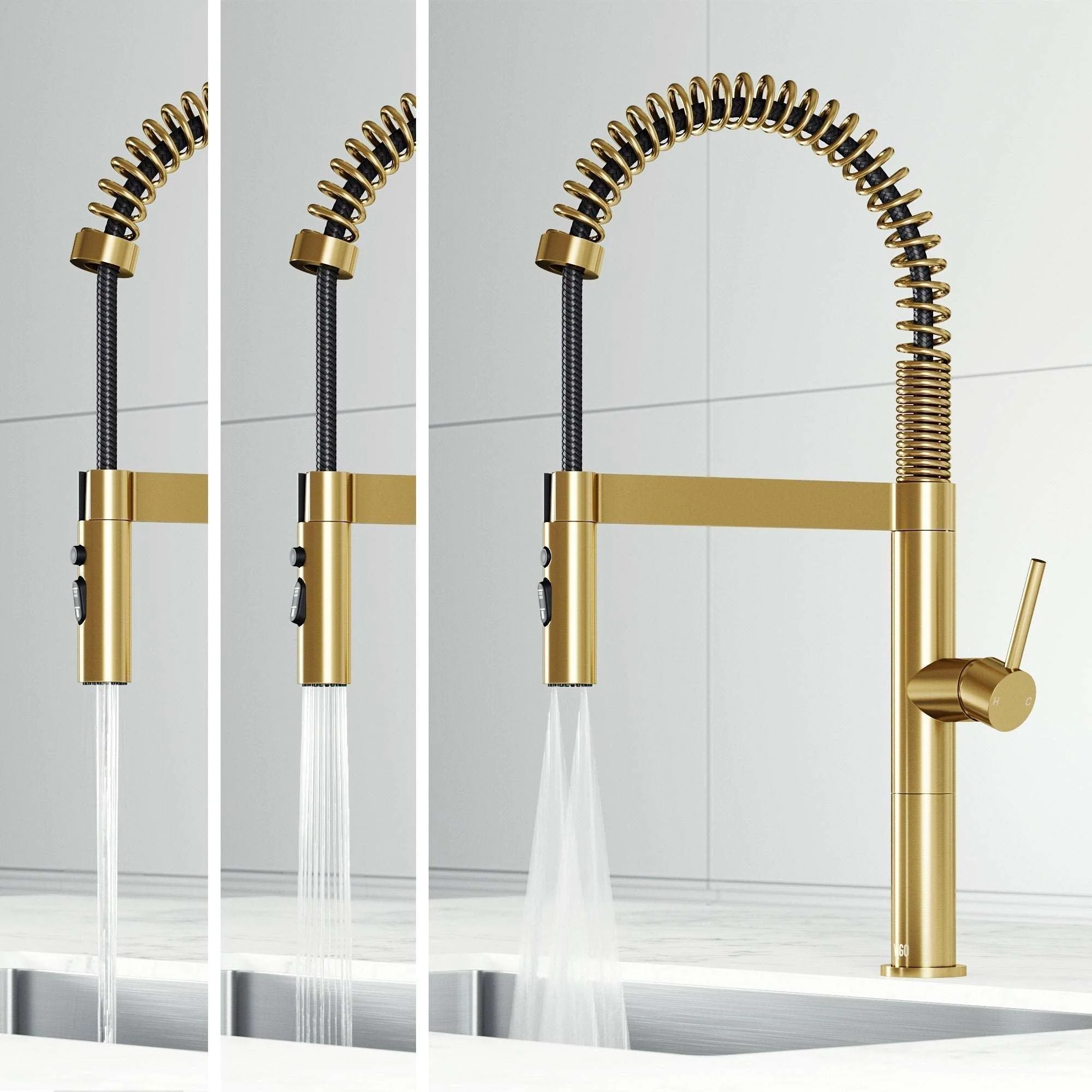 Edison Pro Pull-Down Spray Kitchen Faucet - Image 33