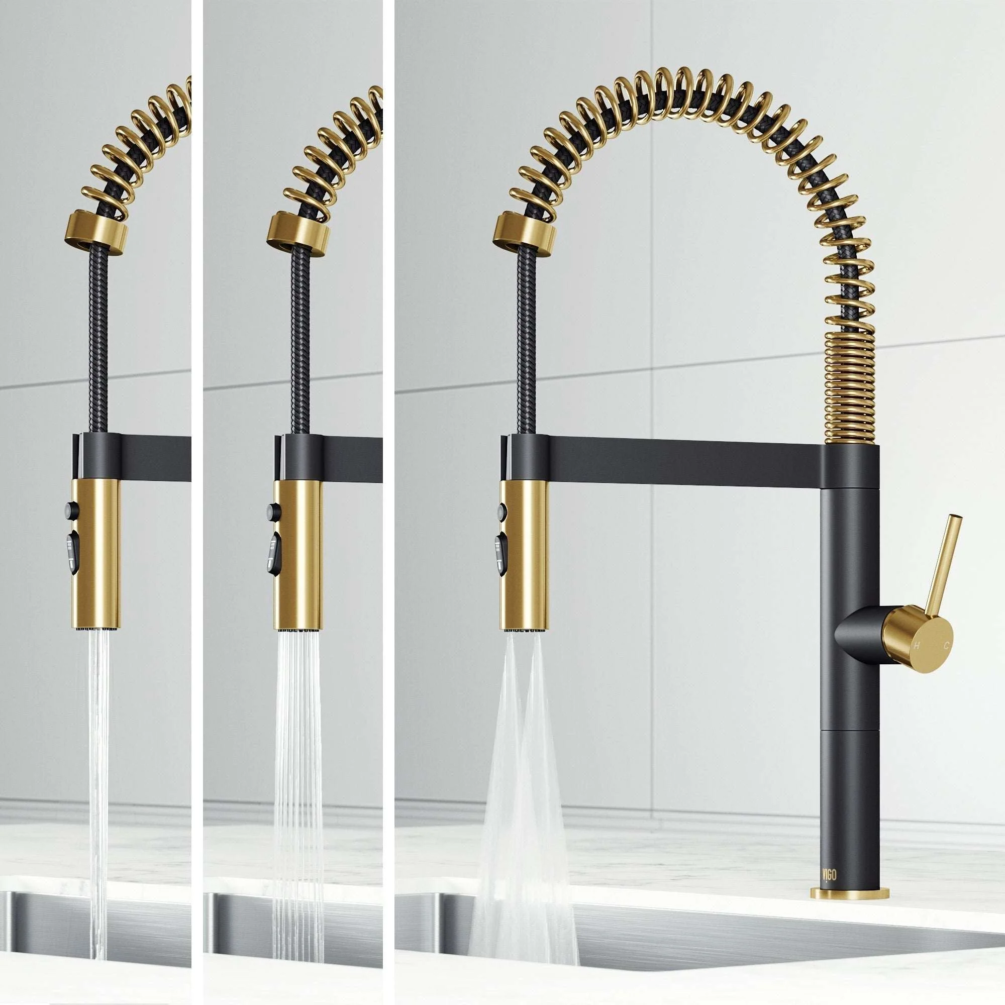 Edison Pro Pull-Down Spray Kitchen Faucet - Image 48