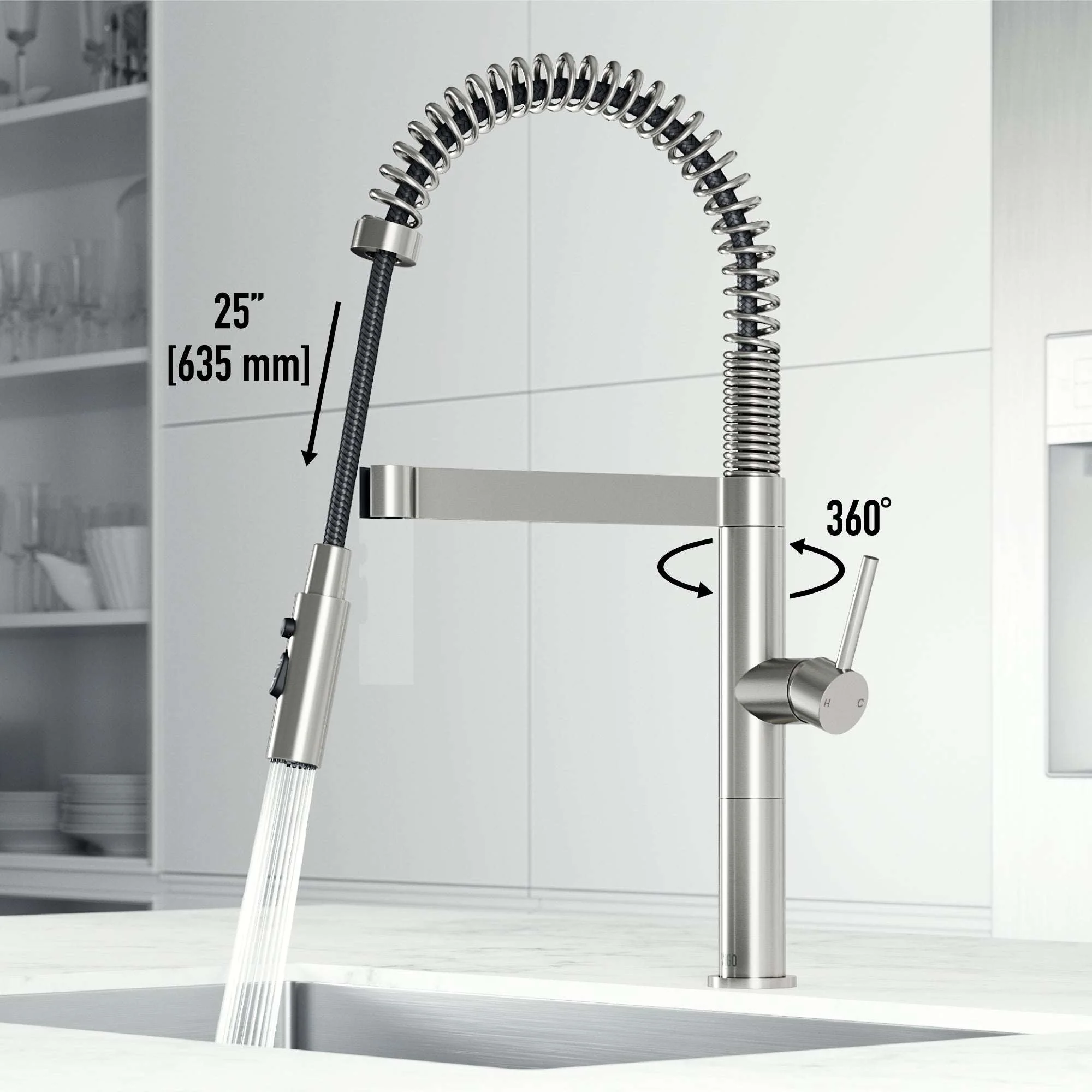 Edison Pro Pull-Down Spray Kitchen Faucet - Image 65