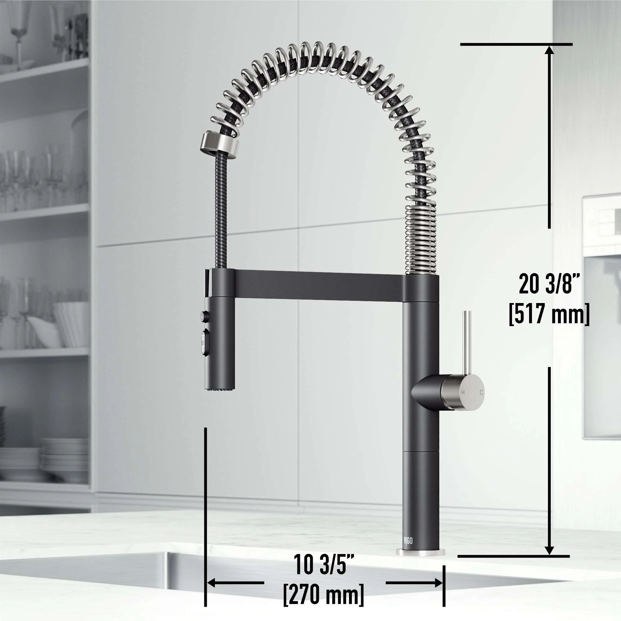 Edison Pro Pull-Down Spray Kitchen Faucet - Image 79