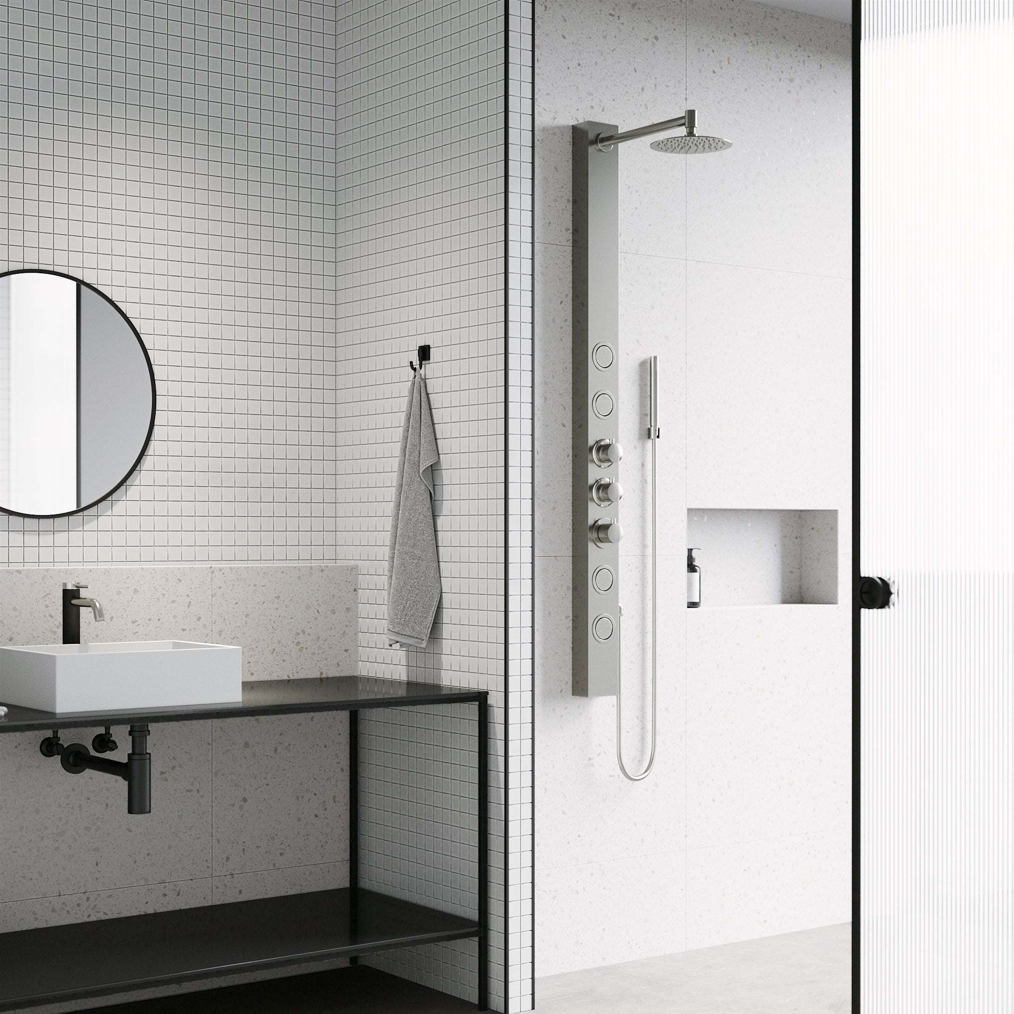 Elan Sutton 4-Jet Shower Panel System - Image 17