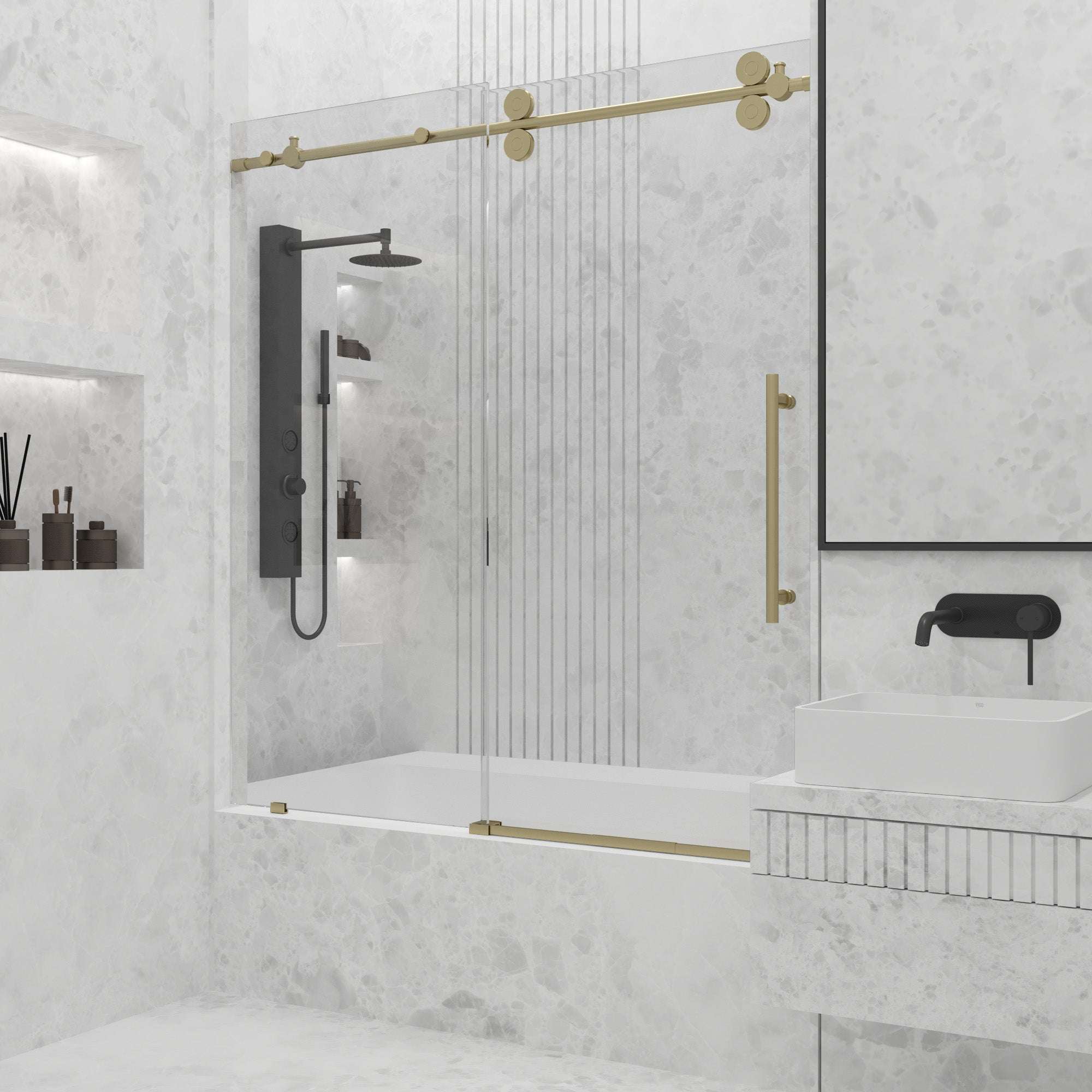 Elan Sliding Frameless Tub Door - Image 182