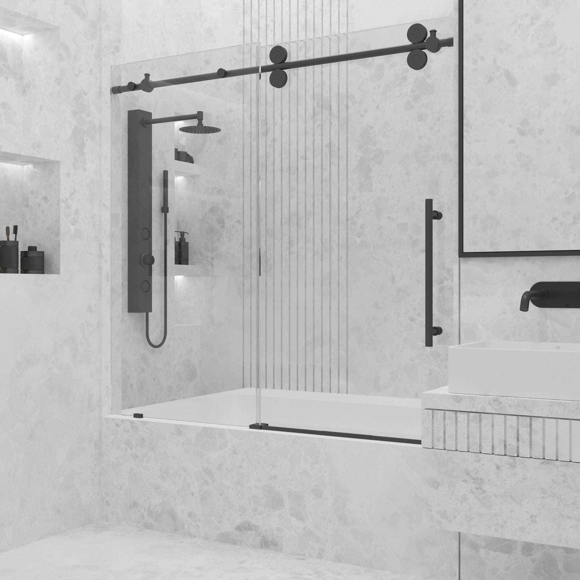 Elan Sliding Frameless Tub Door - Image 39