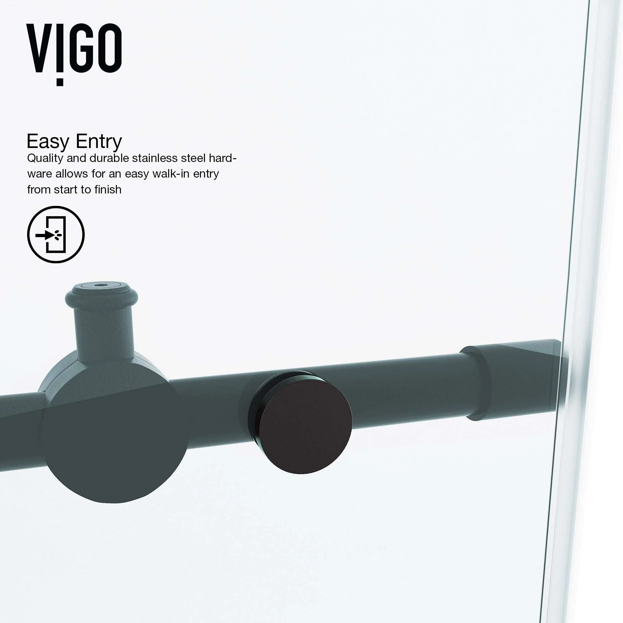 Elan Frameless Sliding Shower Door - Image 109
