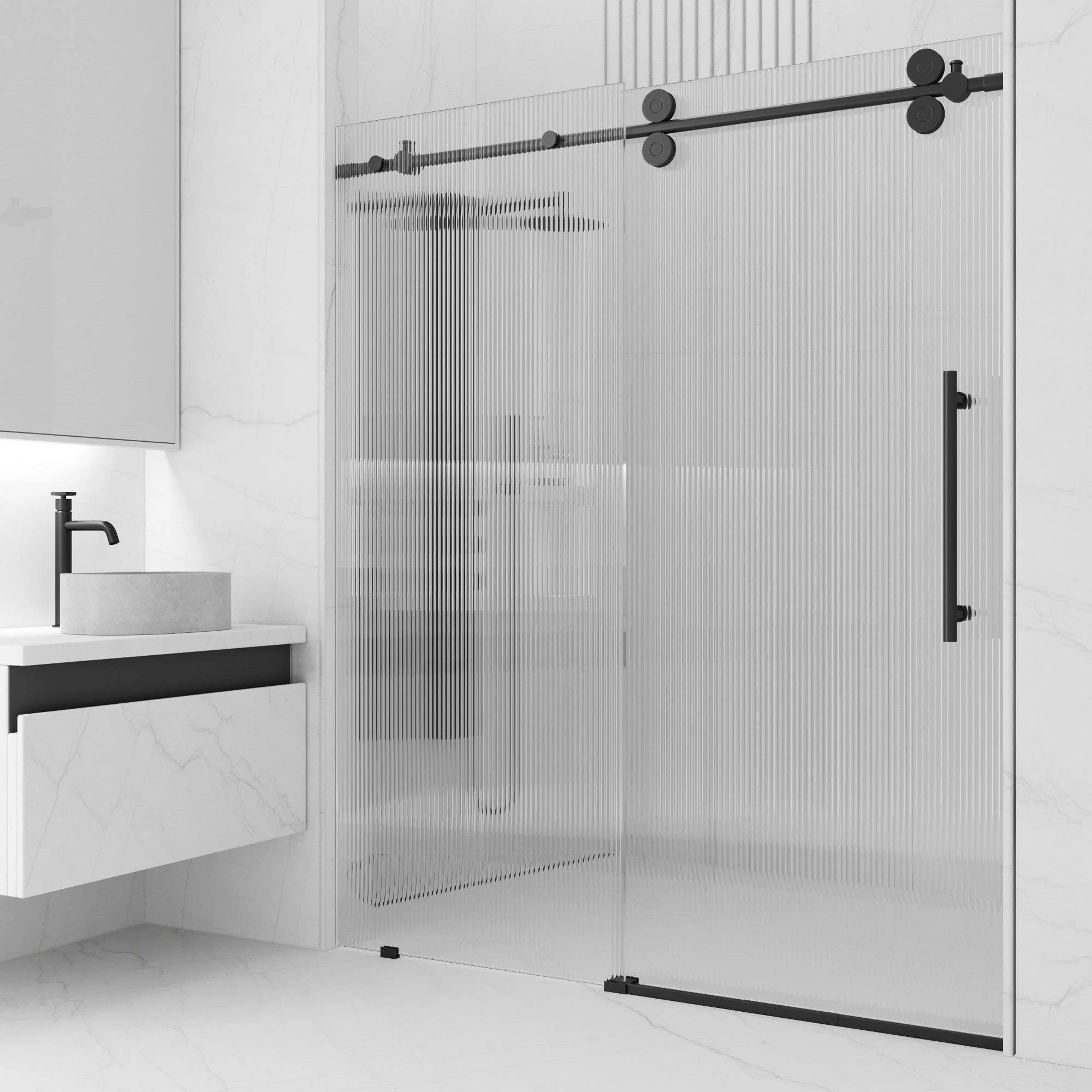 Elan Frameless Sliding Shower Door - Image 16