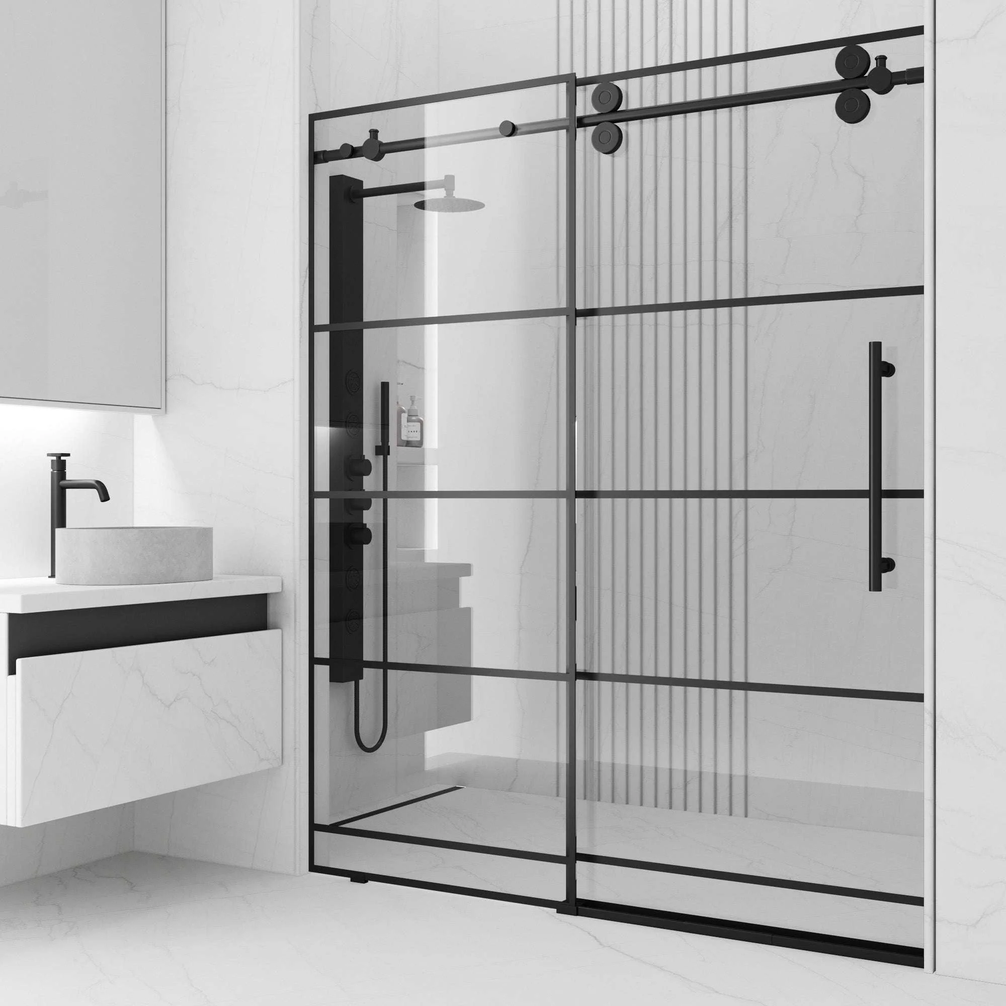 Elan Frameless Sliding Shower Door - Image 17