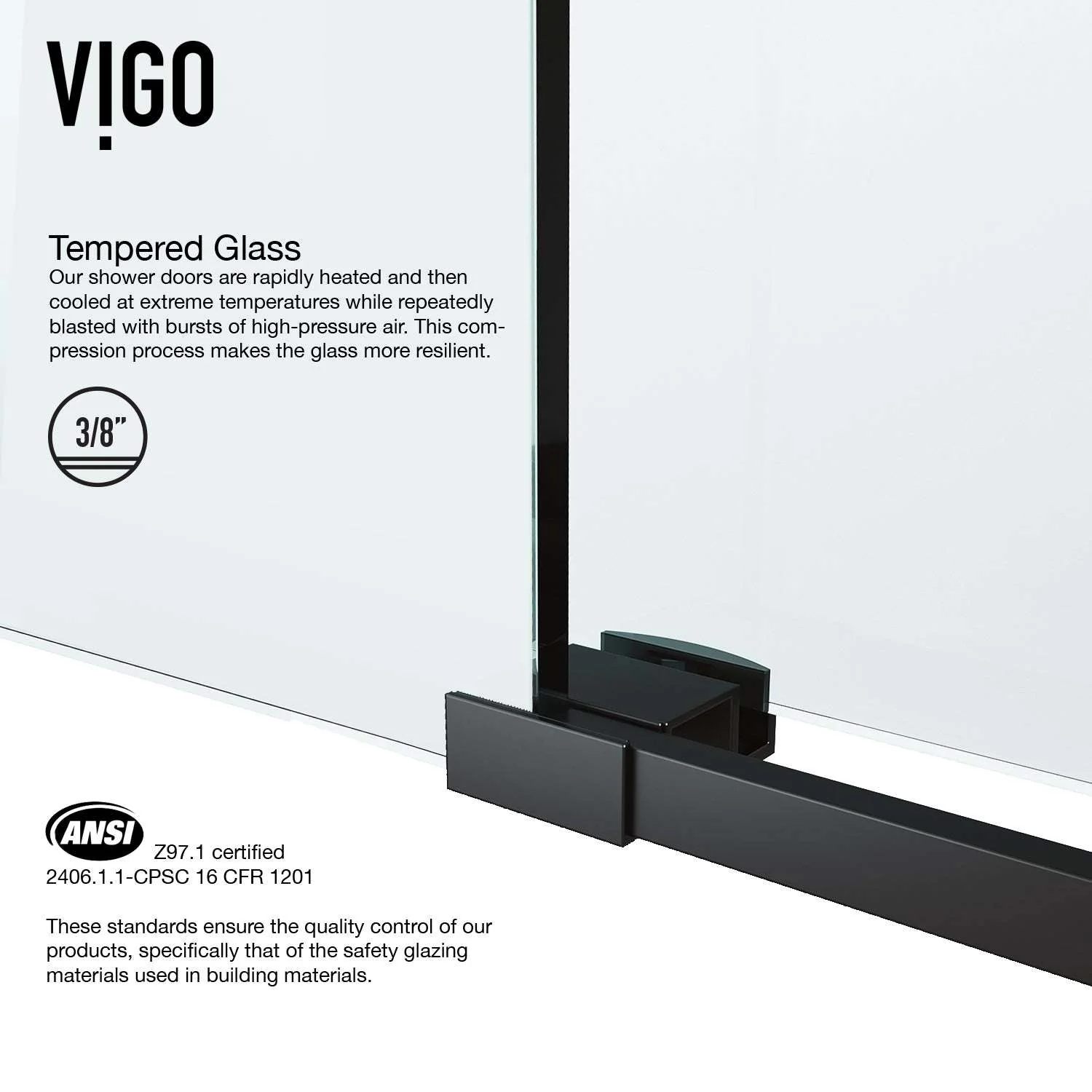 Elan Frameless Sliding Shower Door - Image 91