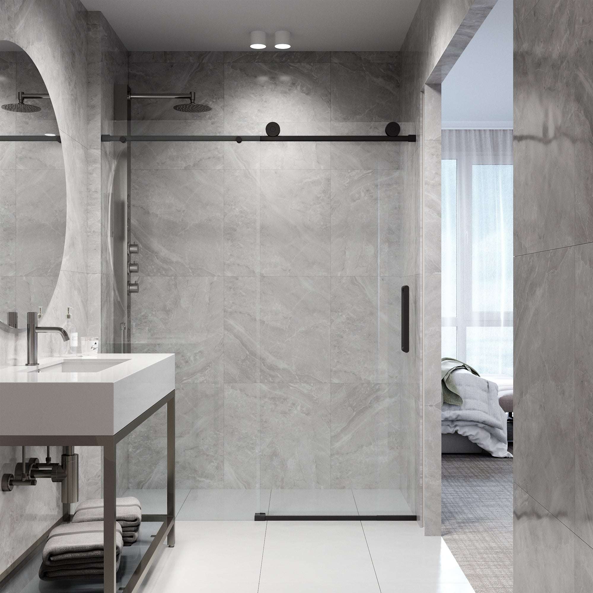 Elan VMotion™ Frameless Sliding Shower Door - Image 13