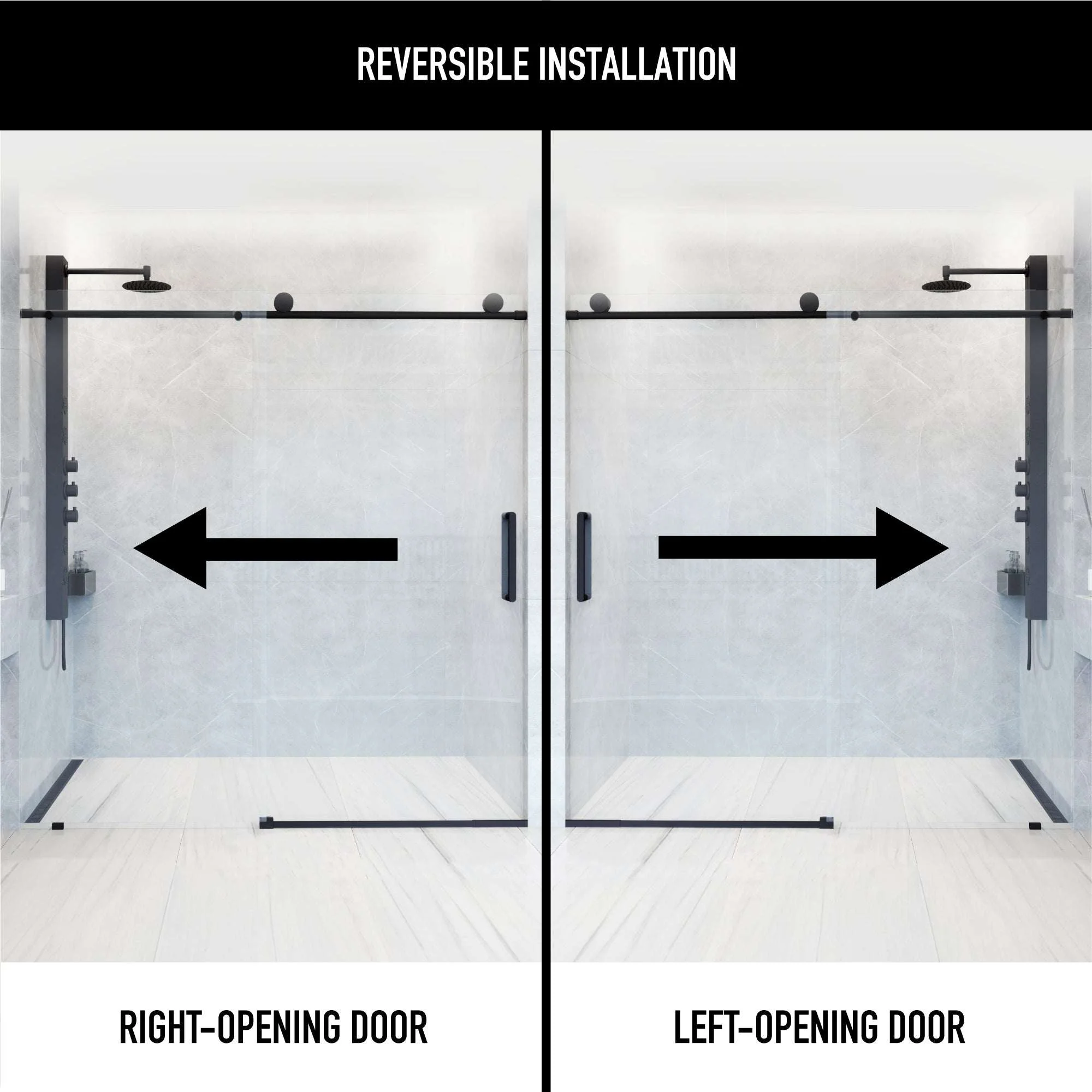 Elan VMotion™ Frameless Sliding Shower Door - Image 9