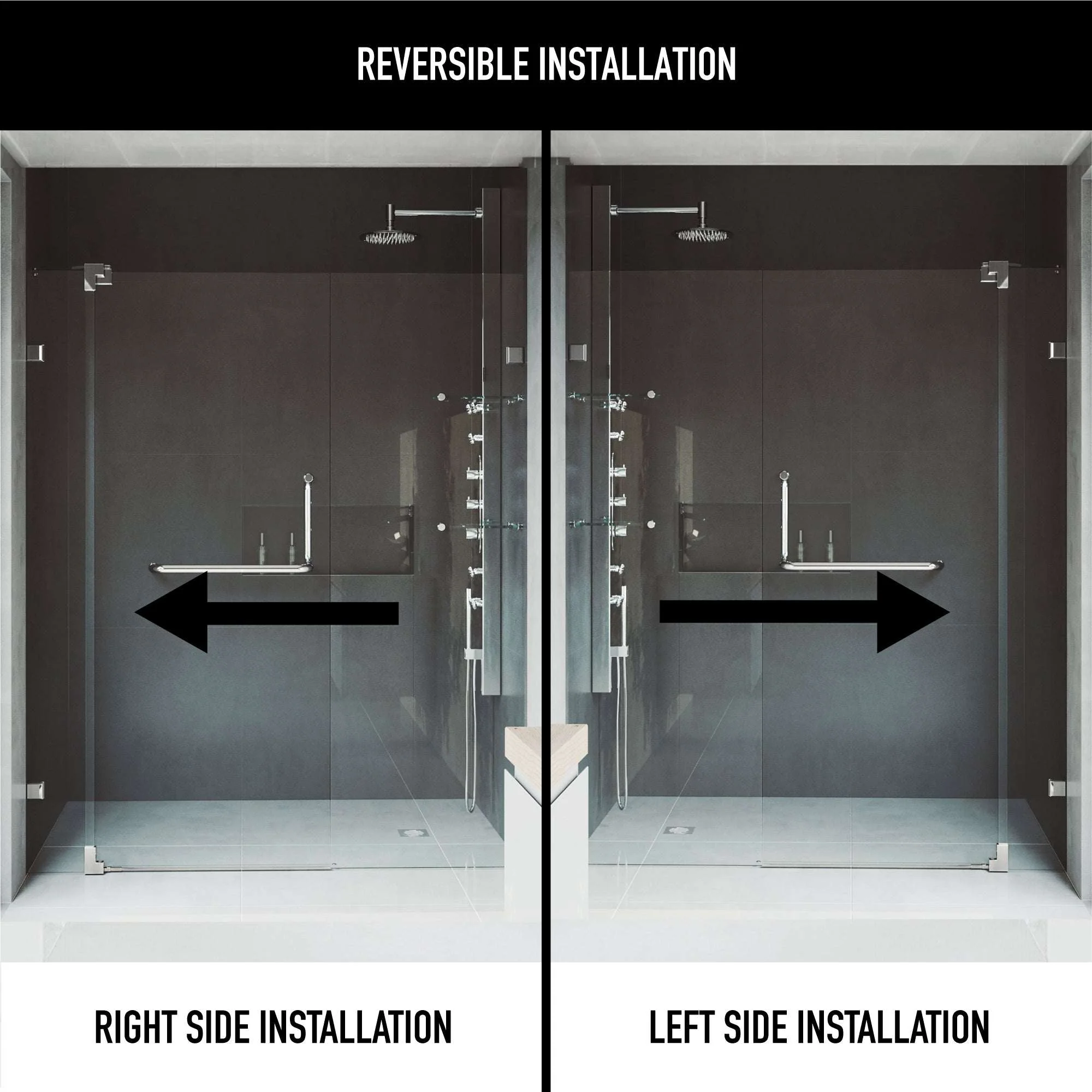 Pirouette Frameless Pivot Shower Door - Image 119