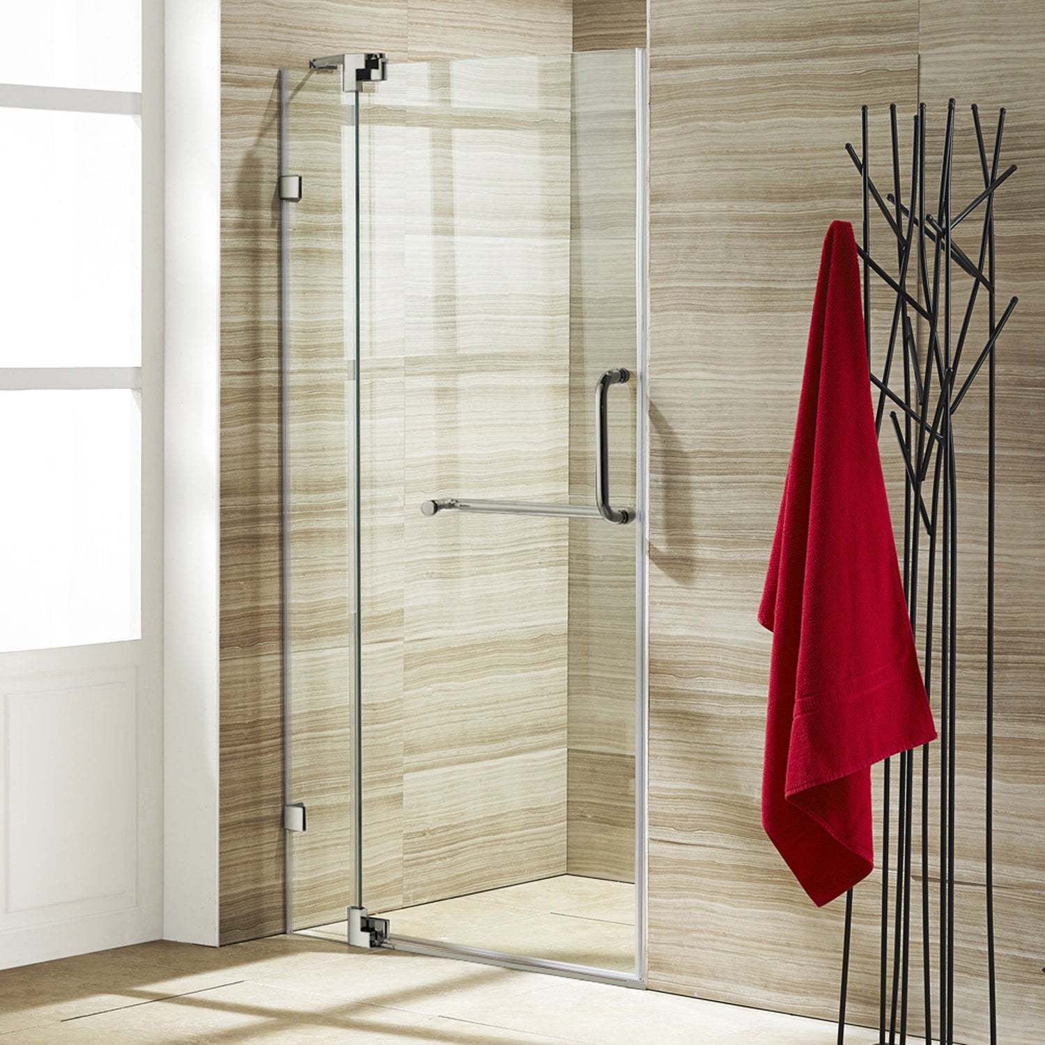 Pirouette Frameless Pivot Shower Door - Image 14