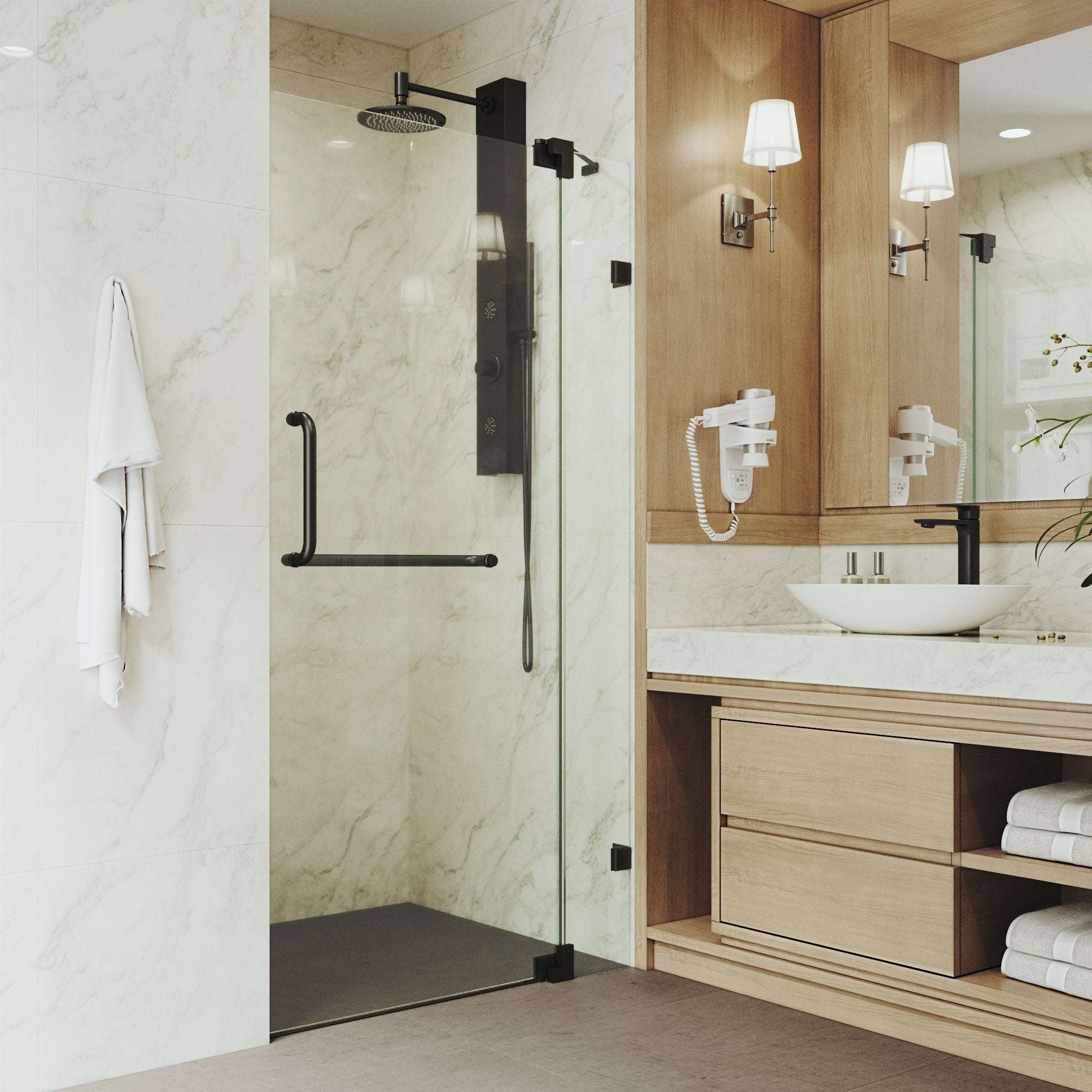 Pirouette Frameless Pivot Shower Door - Image 4