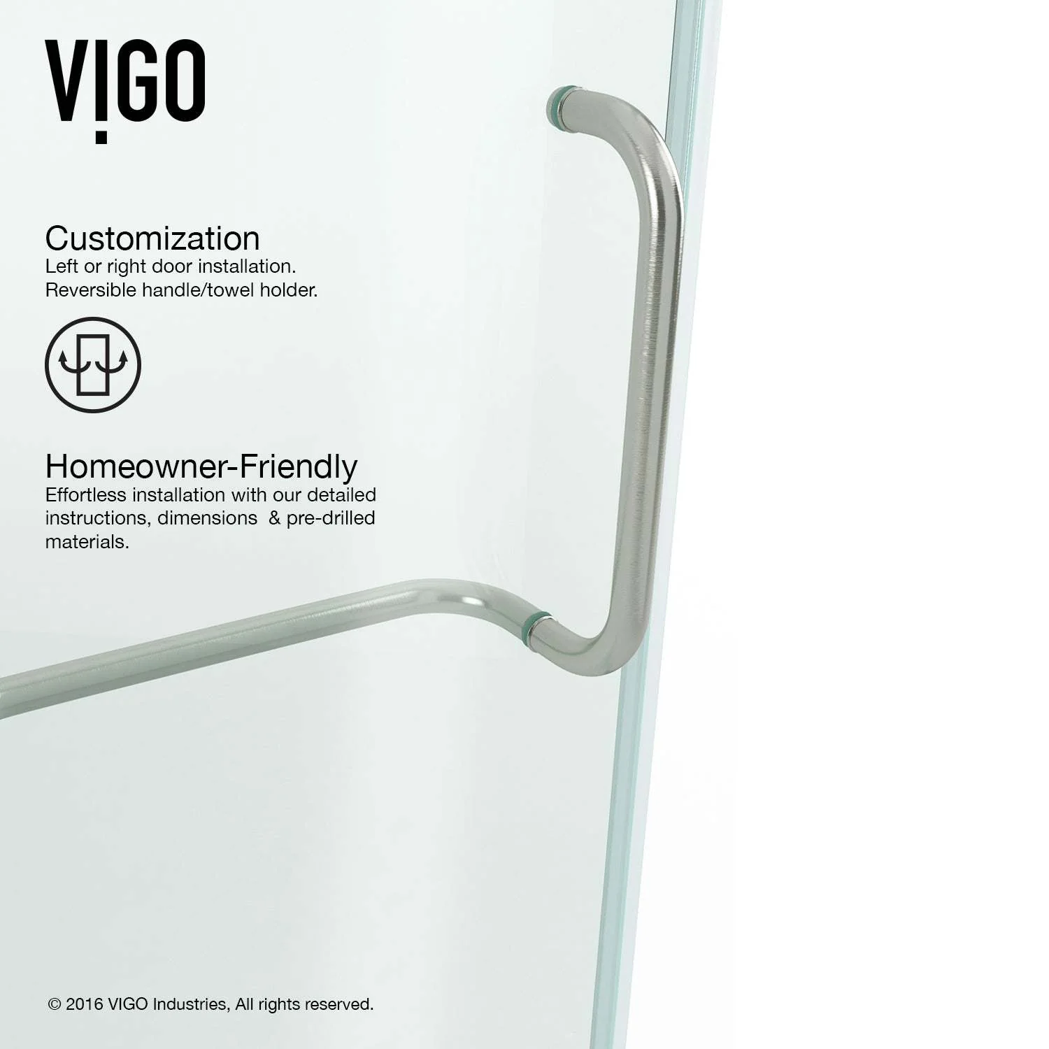Pirouette Frameless Pivot Shower Door - Image 75