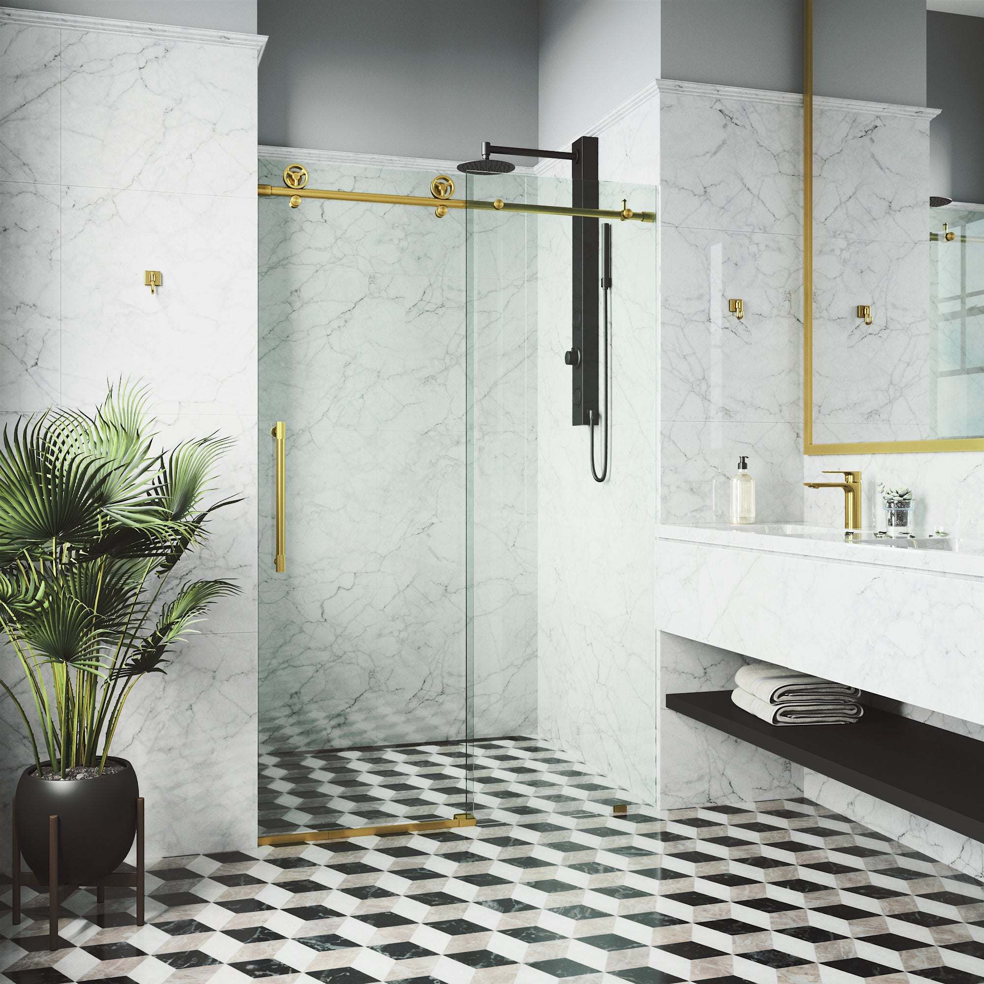 Cass Elan Frameless Sliding Shower Door - Image 108