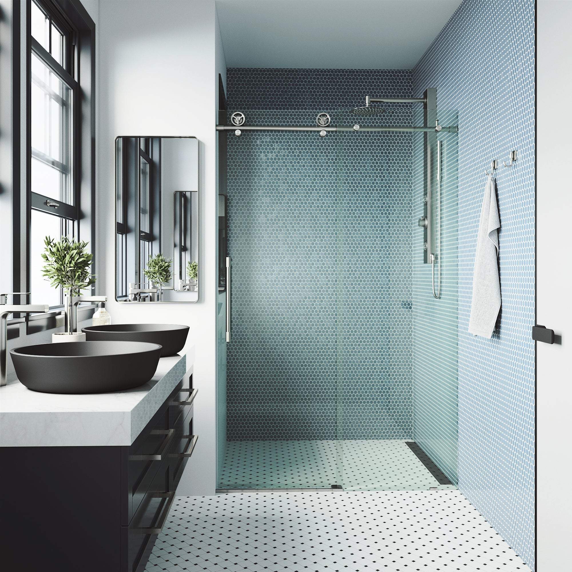 Cass Elan Frameless Sliding Shower Door - Image 175