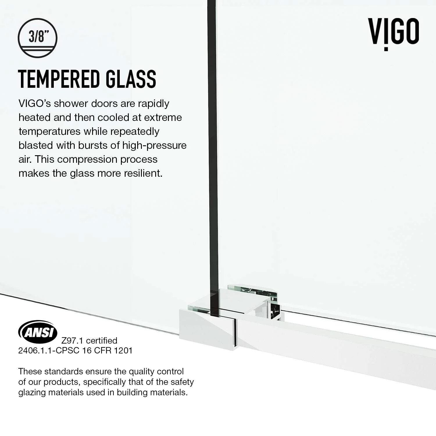 Cass Elan Frameless Sliding Shower Door - Image 42