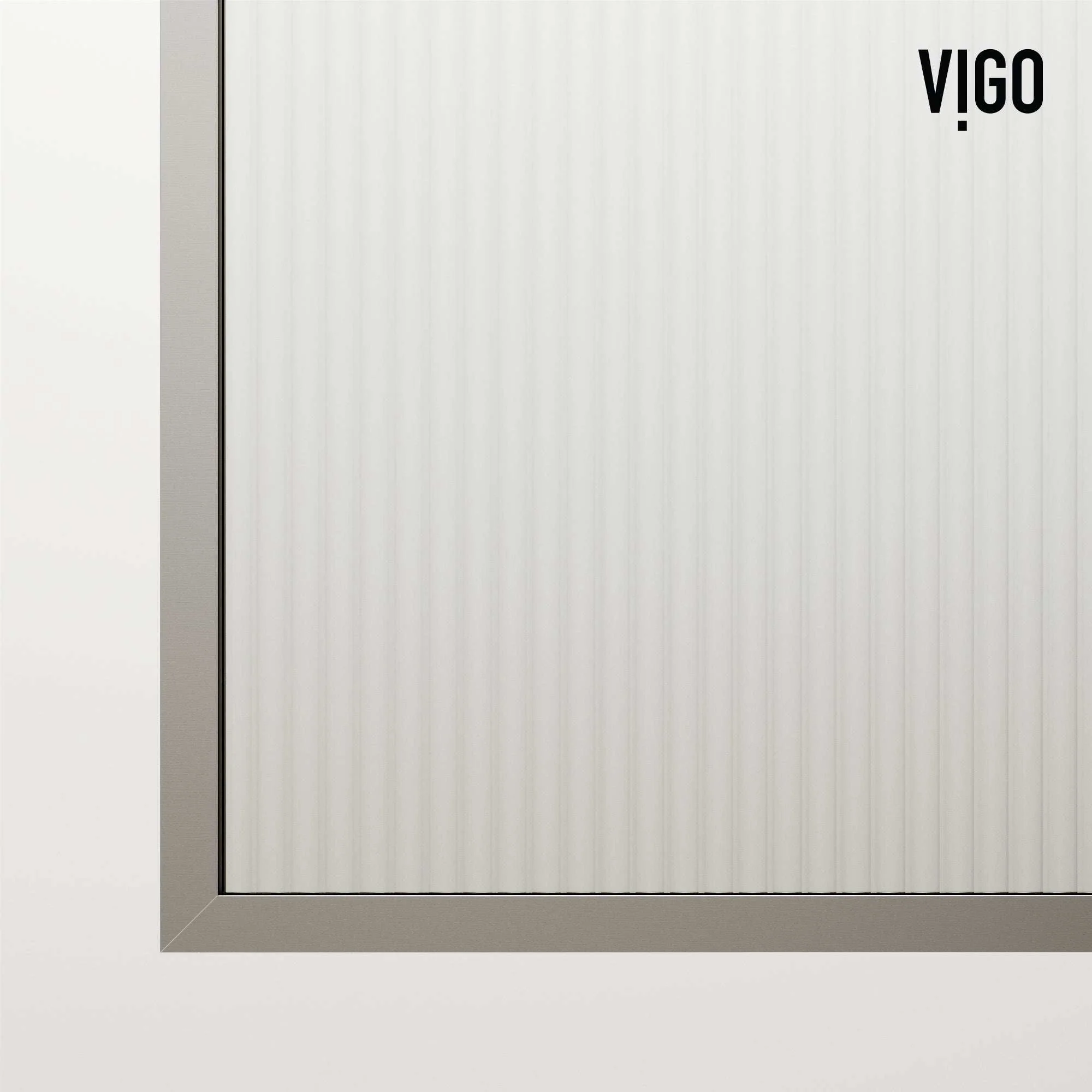 VIGO Meridian Zenith 34 x 62 in. Semi-Framed Fixed Tub Screen with Clear/Fluted Tempered Glass - Image 75
